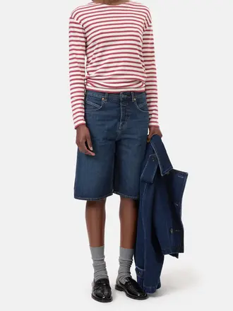 Closed Basic Longsleeve - Cherry Red