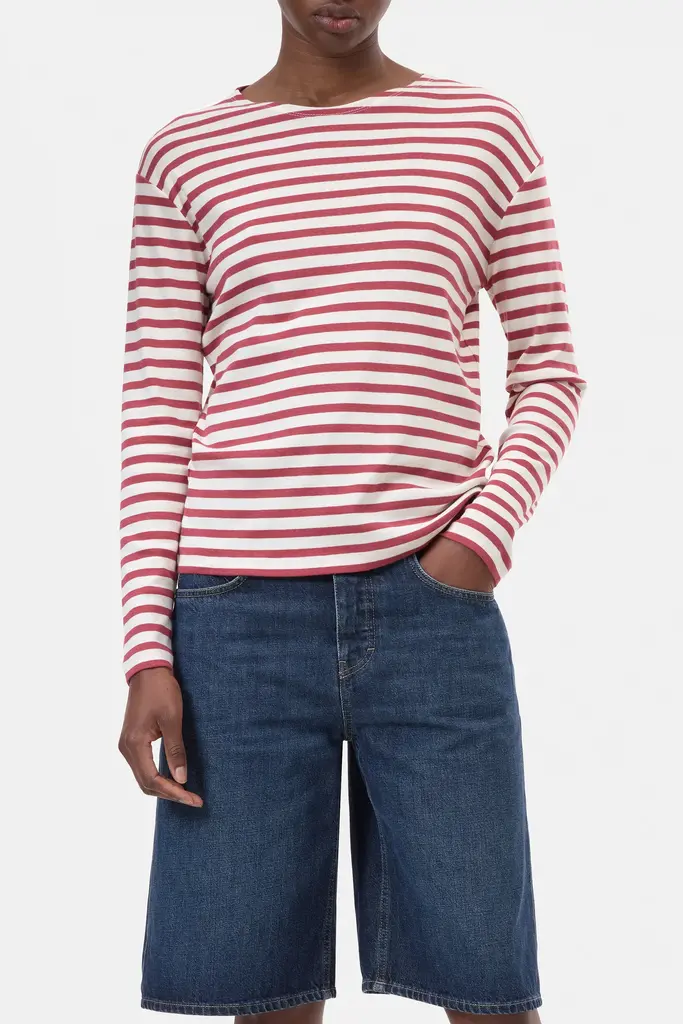 Closed Basic Longsleeve - Cherry Red