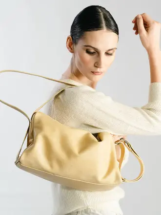 Aesaert Teckel Handbag - Butter Yellow