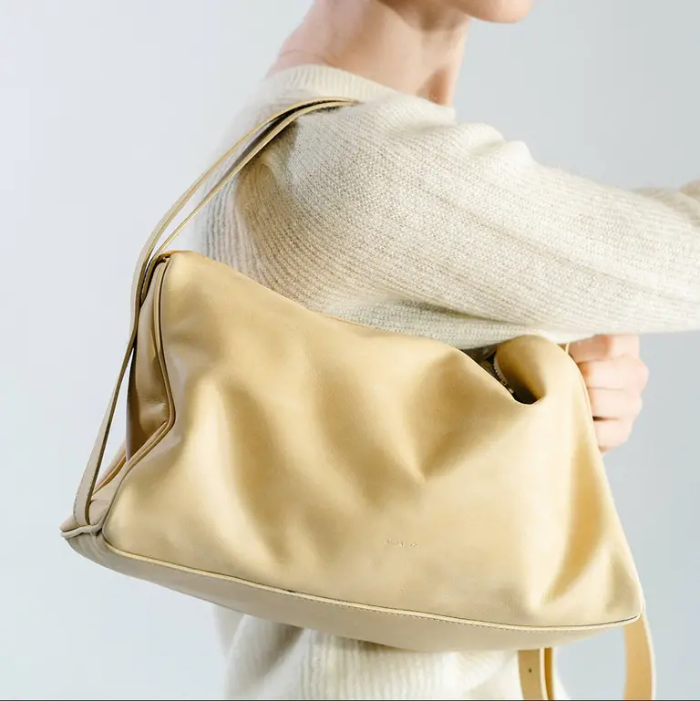 Aesaert Teckel Handbag - Butter Yellow