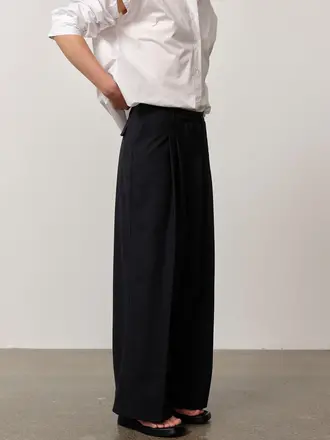 Birgitte Herskind Lotus Pants - Navy Pinstripe
