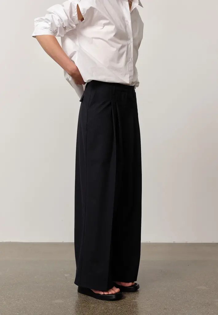 Birgitte Herskind Lotus Pants - Navy Pinstripe