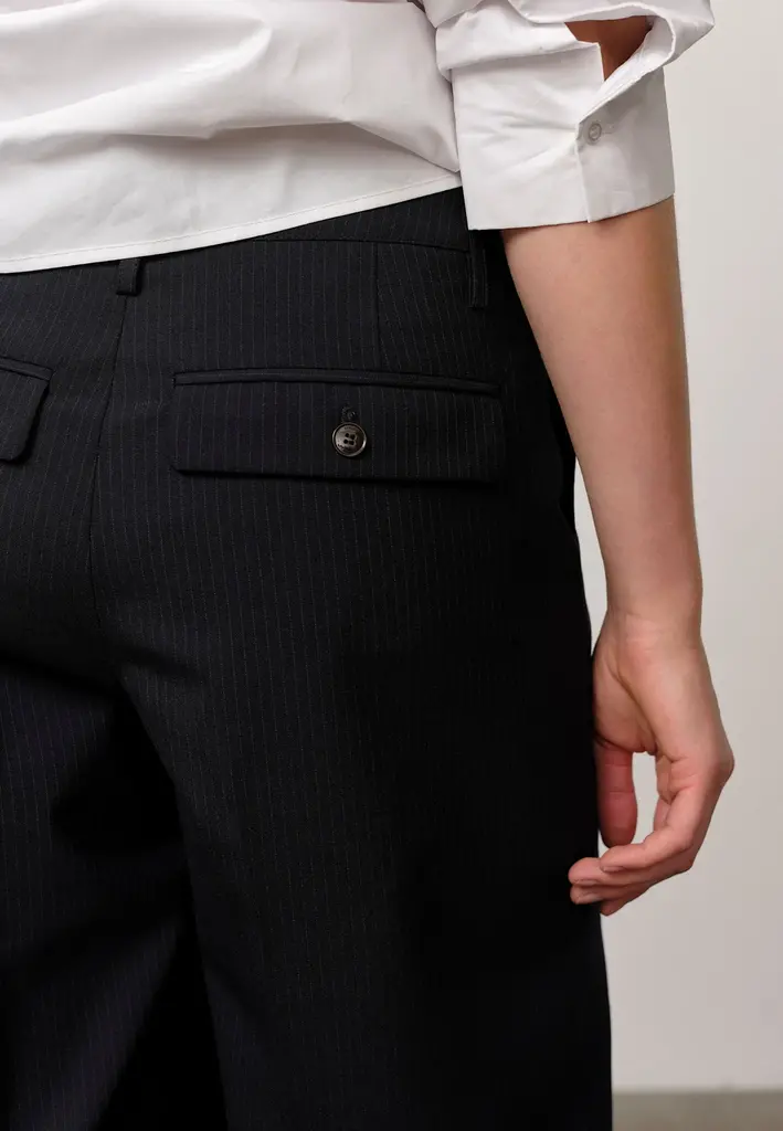 Birgitte Herskind Lotus Pants - Navy Pinstripe