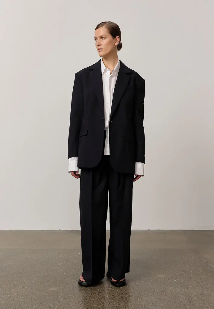 Birgitte Herskind Lotus Pants - Navy Pinstripe
