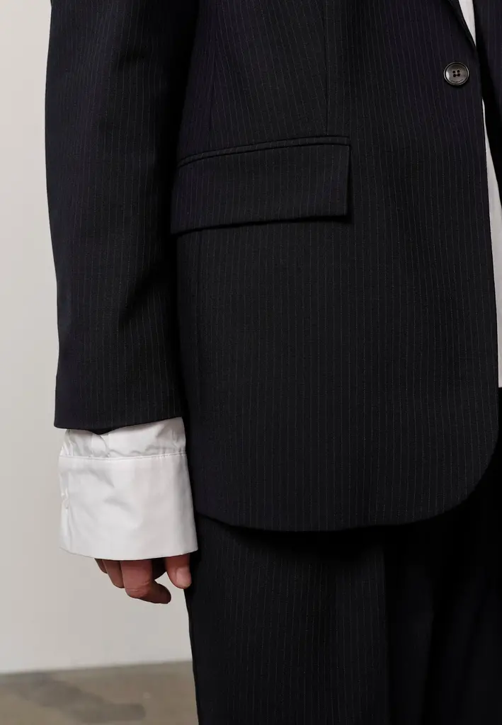 Birgitte Herskind Yago Blazer - Navy Pinstripe