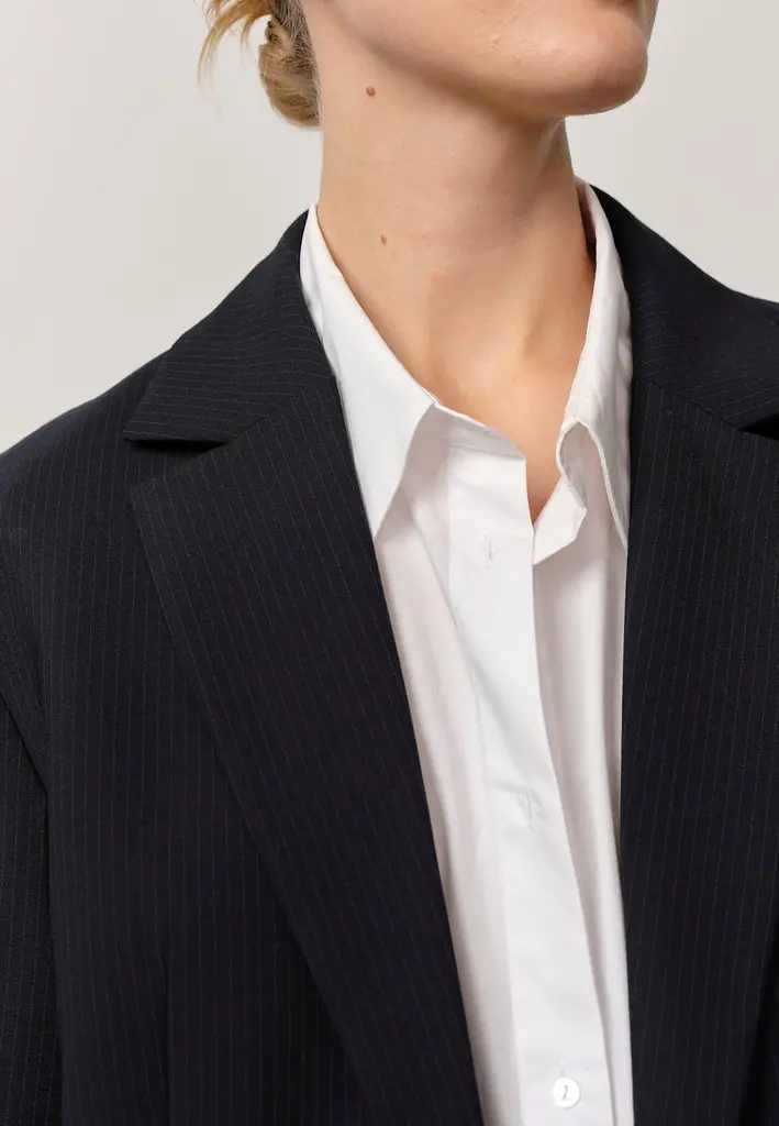 Birgitte Herskind Yago Blazer - Navy Pinstripe