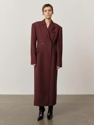 Birgitte Herskind Ultra De Lux Coat - Mahogany