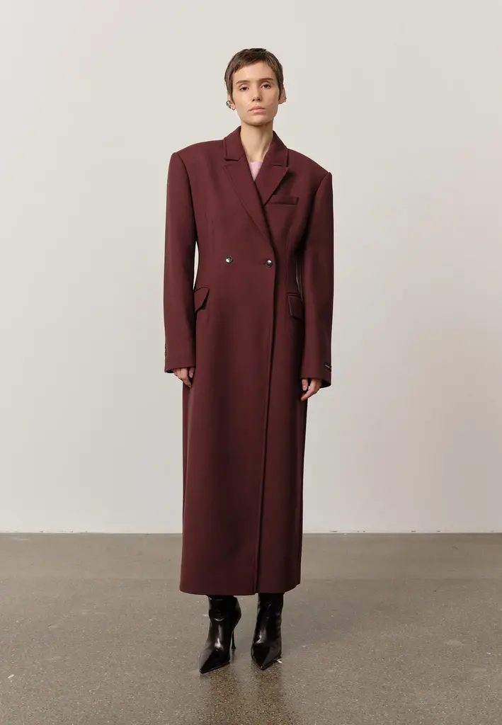Birgitte Herskind Ultra De Lux Coat - Mahogany