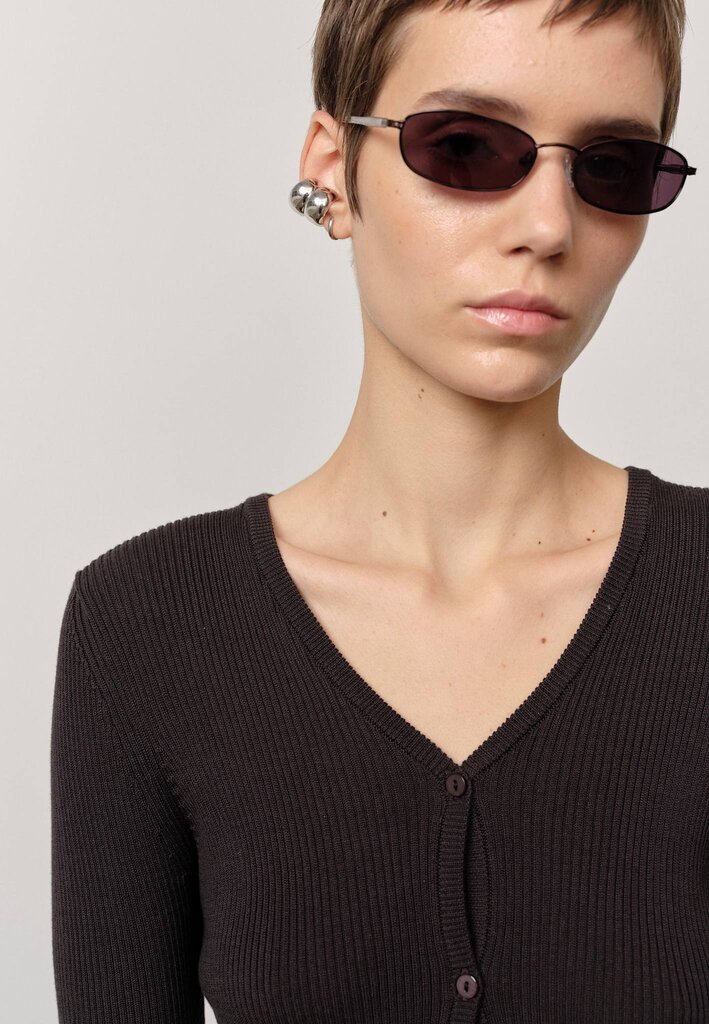 Birgitte Herskind Oscar Knit Blouse - Dark Grey