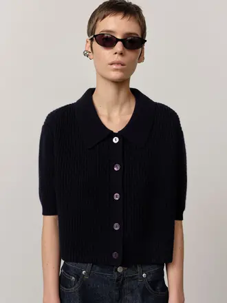 Birgitte Herskind Aria Knit Cardigan - Navy