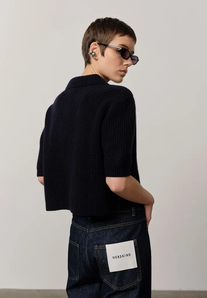 Birgitte Herskind Aria Knit Cardigan - Navy