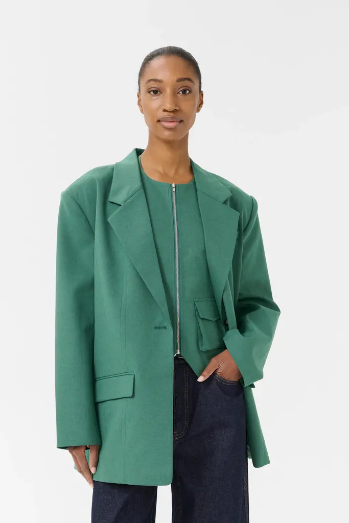 Gestuz Callia blazer - Posy green