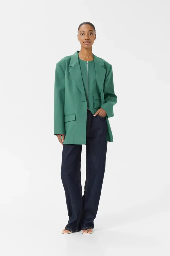 Gestuz Callia blazer - Posy green