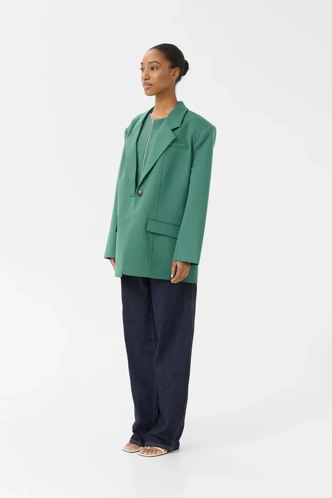 Gestuz Callia blazer - Posy green