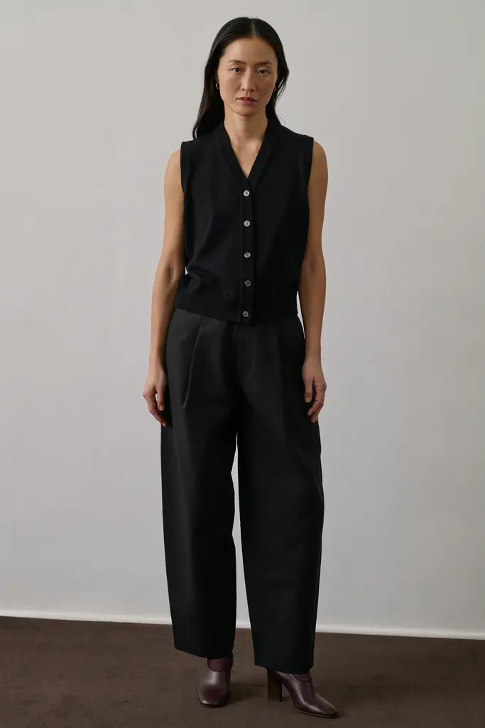 Soeur Chiara Knitted Vest - Noir
