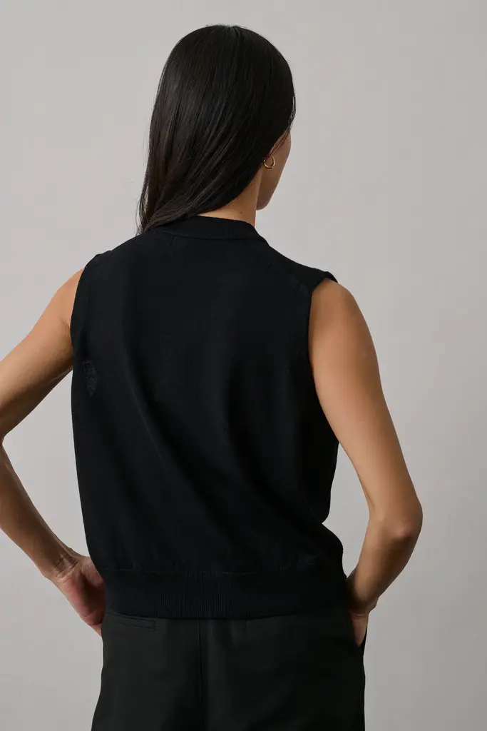 Soeur Chiara Knitted Vest - Noir