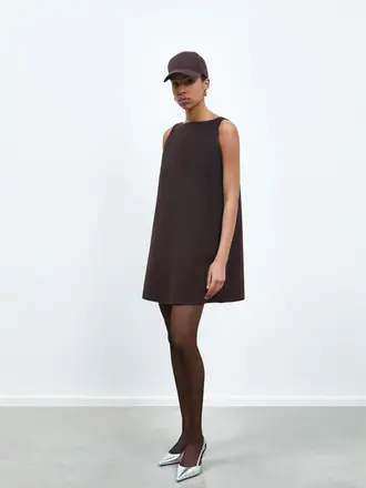 Rhune Barbara Dress Double Face - Brown