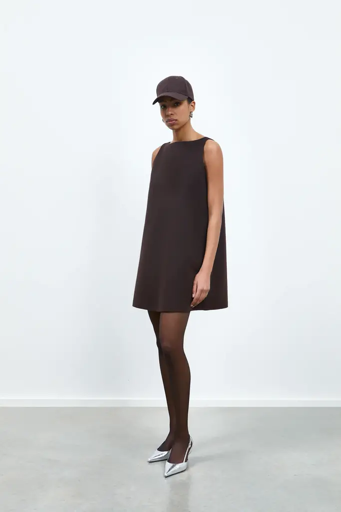 Rhune Barbara Dress Double Face - Brown