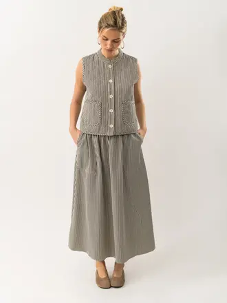 Lolly's Laundry Cairo Quilted Vest - Black