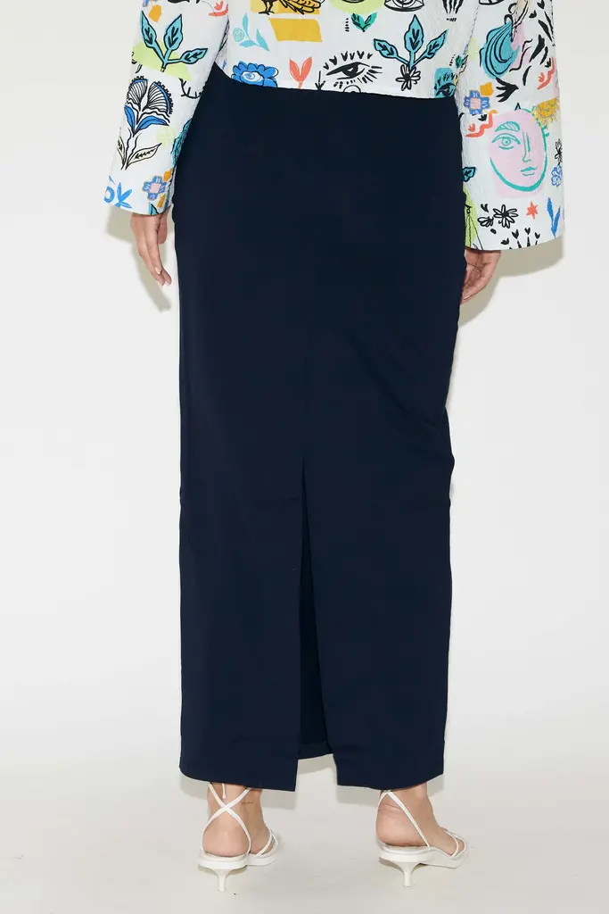 RE/BORN Leah Skirt - Dark Blue