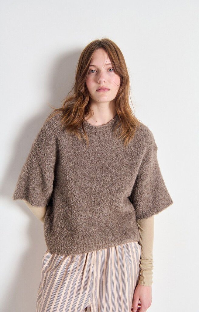 American Vintage Zolly Knit - Taupe Chine