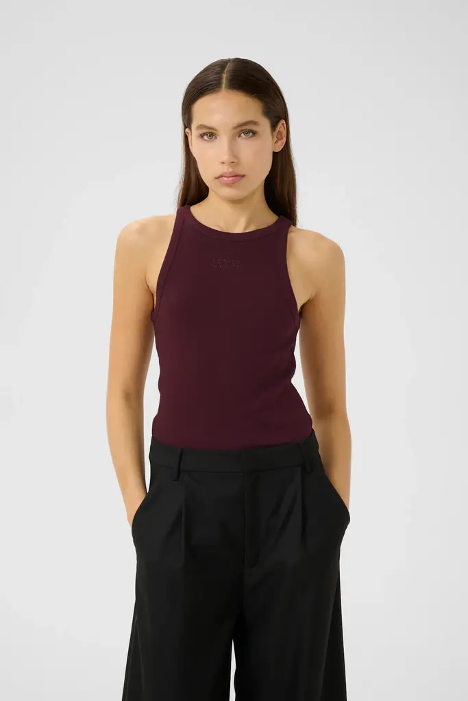 Gestuz Drew Top Rhinestone - Aronia