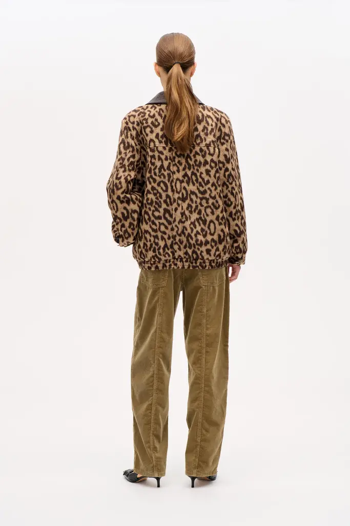 Baum und Pferdgarten Beline Jacket - Wool Camel Leopard