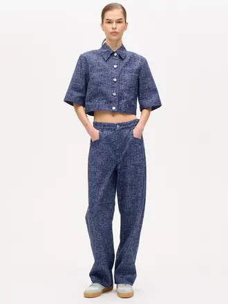 Baum und Pferdgarten Nara Pants - Printed Chunky Tweed