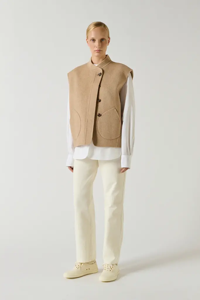 Soeur Adeline Jacket - Beige Chine