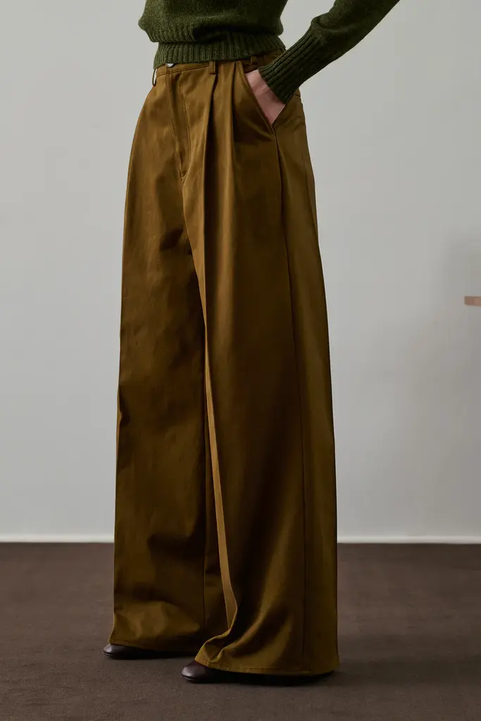 Soeur Frejus Pants - Kaki/Bronze