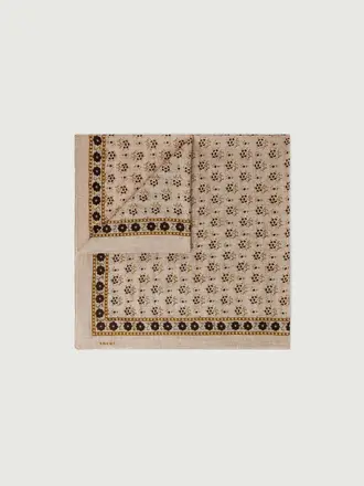 Soeur Foulard C Twill - Beige/Kaki Fonce