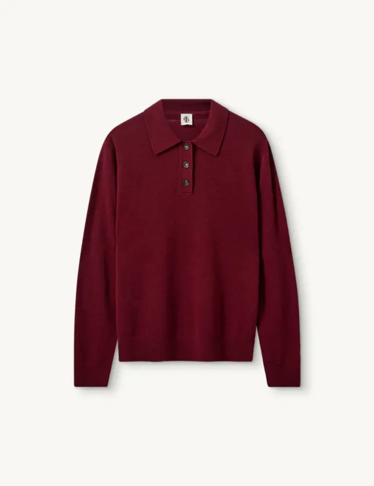 The Garment Como Polo - Burgundy