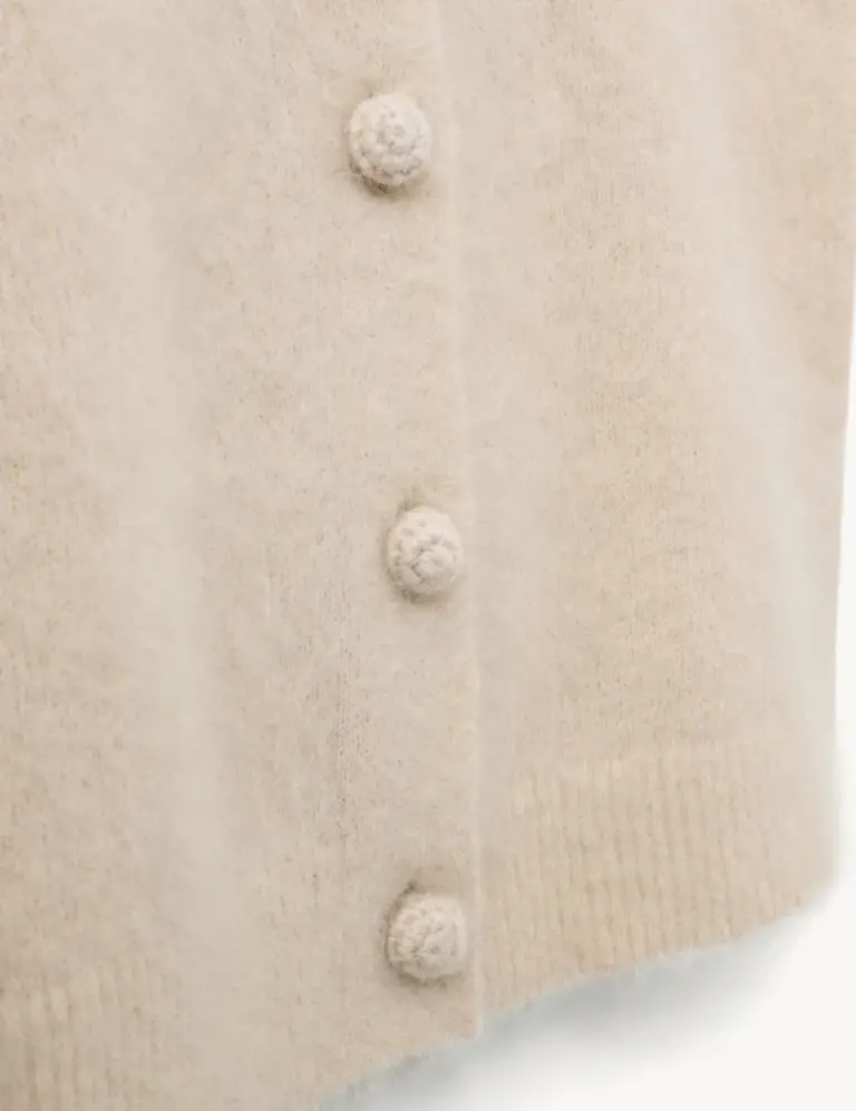 The Garment Roma Mini Cardigan - Champagne