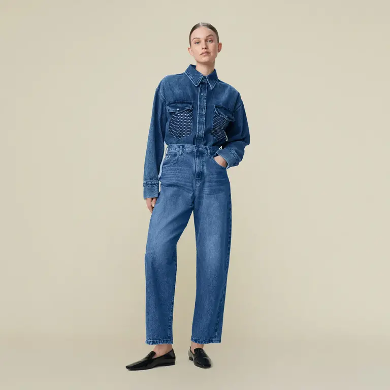 Lois Mia Shirt - Diamond Occlusions Stone