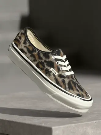VANS LX Authentic Leopard - Black/Brown