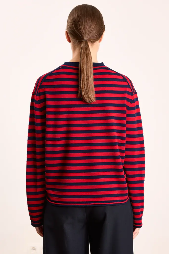 Studio Clique Sophia Jumper - Navy/Red