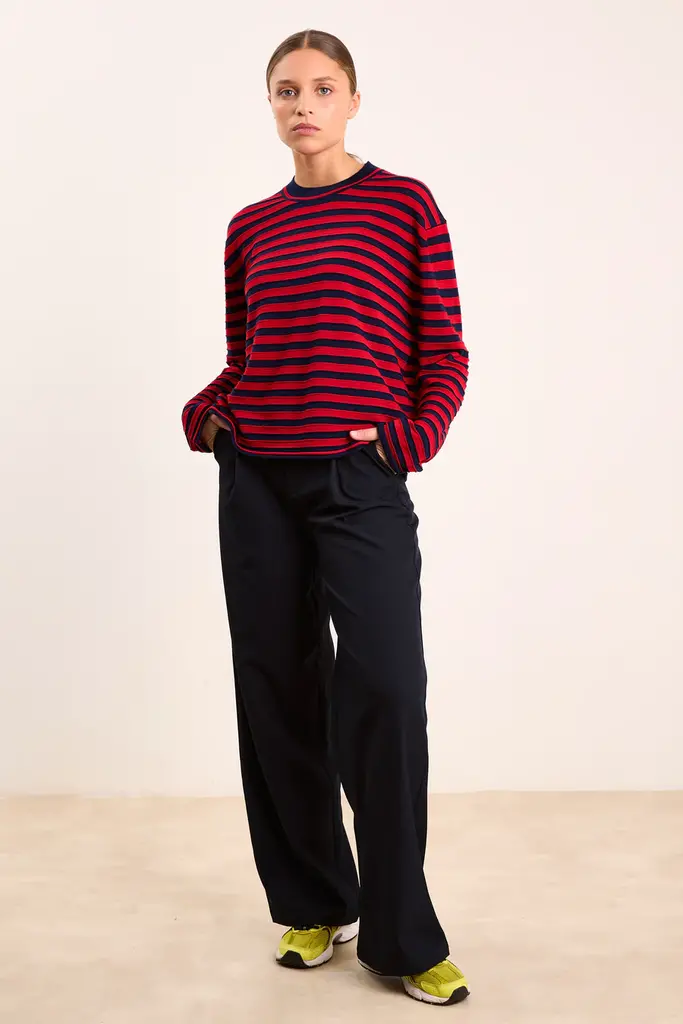 Studio Clique Sophia Jumper - Navy/Red