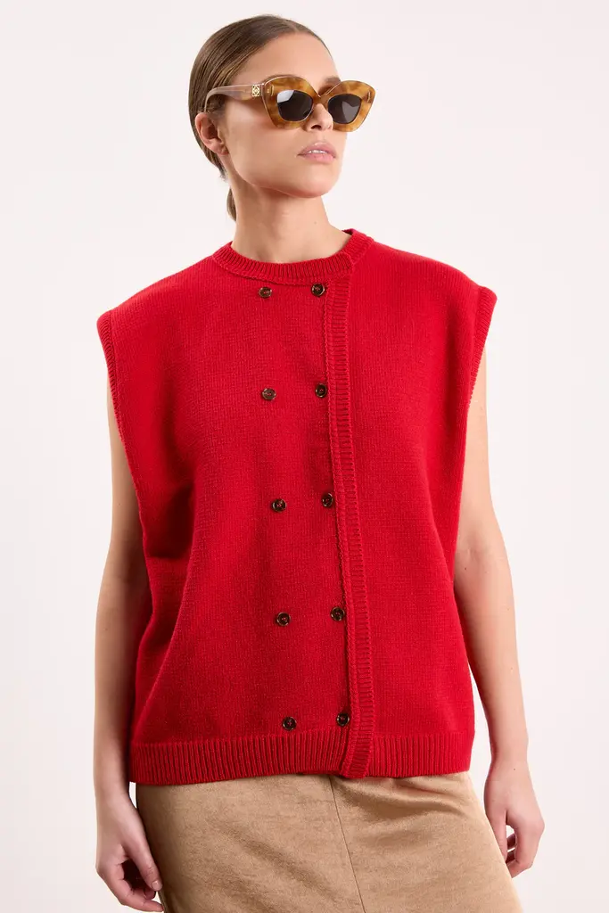 Studio Clique Max Cardigan - Red