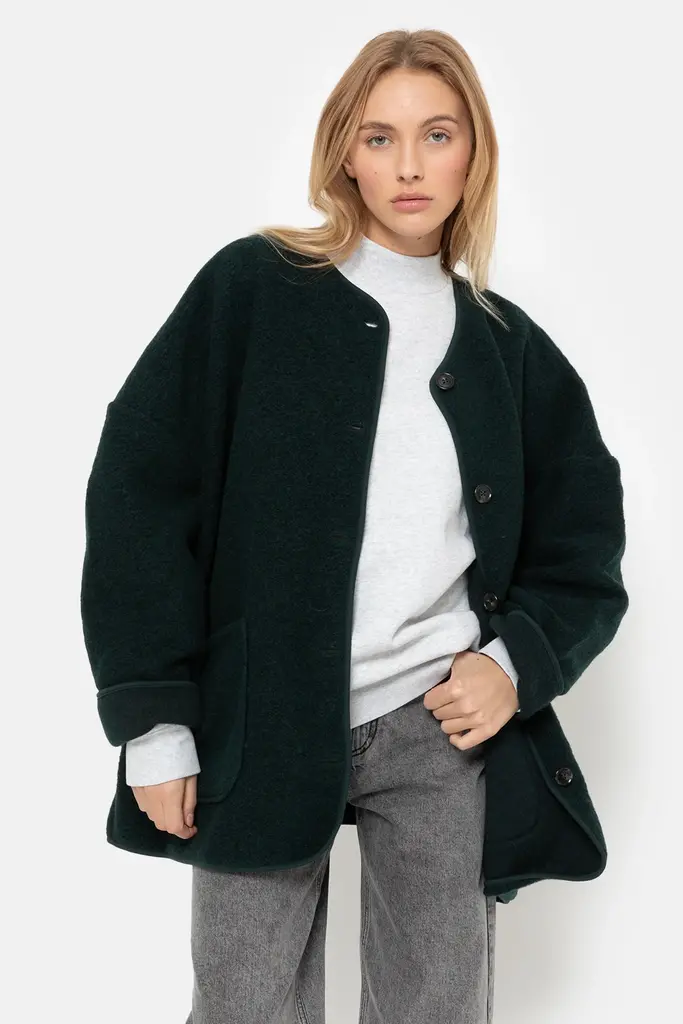 Âme Antwerp Hannah Wool Jacket - Green
