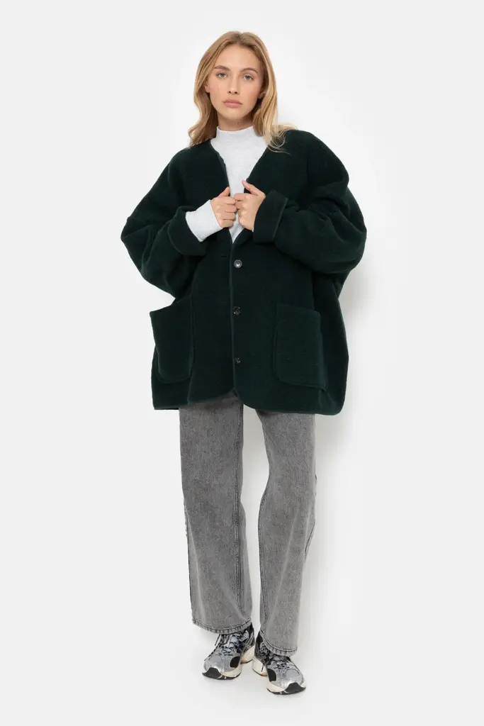 Âme Antwerp Hannah Wool Jacket - Green
