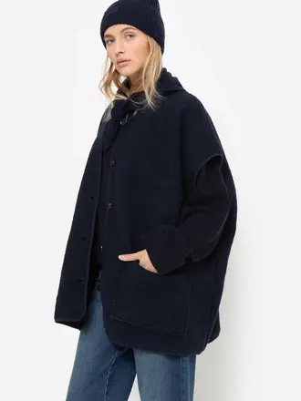Âme Antwerp Ines Wooly Jacket - Navy