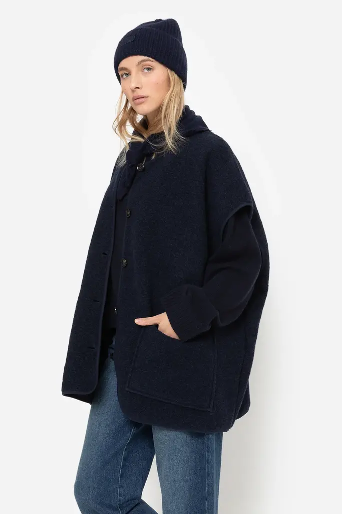 Âme Antwerp Ines Wooly Jacket - Navy