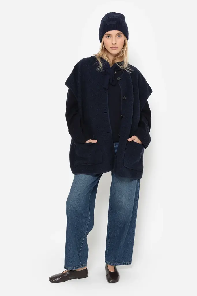 Âme Antwerp Ines Wooly Jacket - Navy