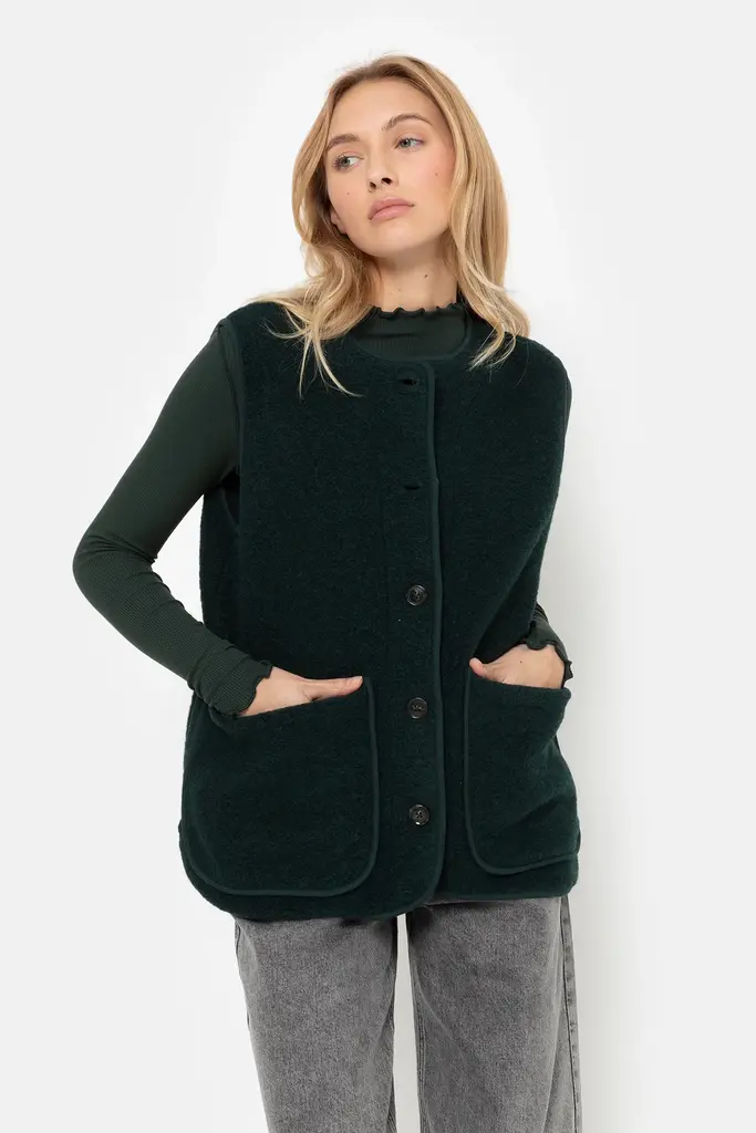 Âme Antwerp Madison Wool Jacket - Dark Green