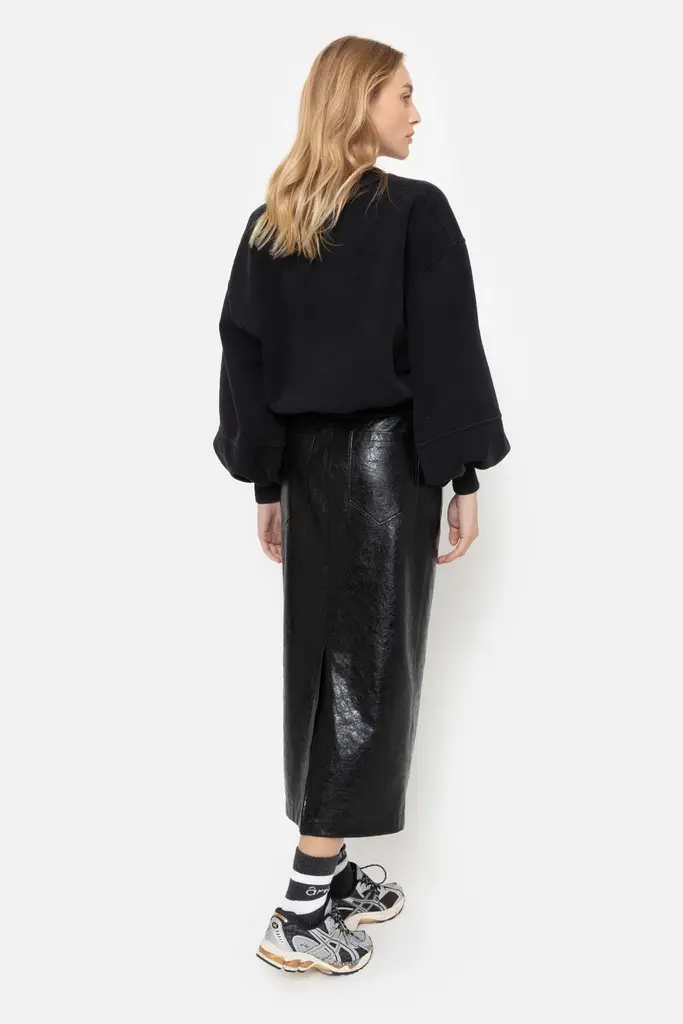 Âme Antwerp Maya Shiny Skirt - Black