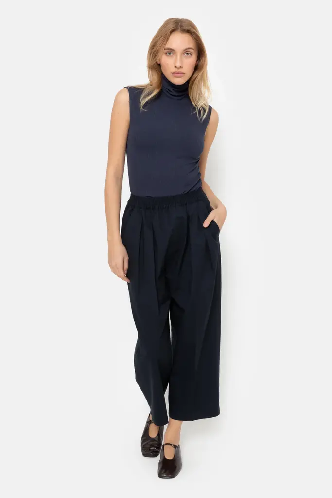 Âme Antwerp Kick Pants - Navy