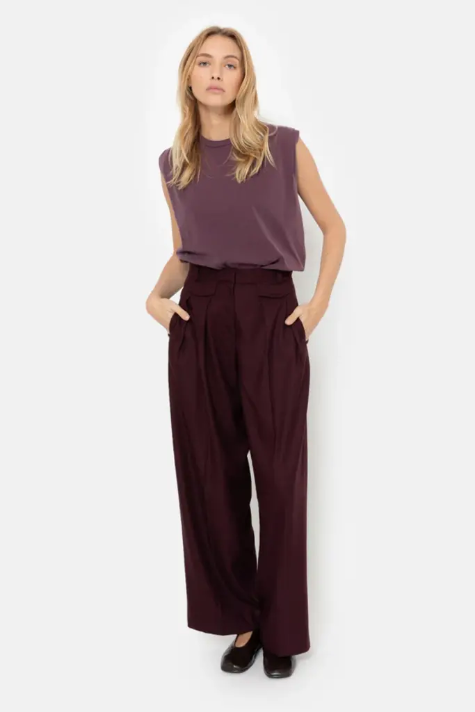 Âme Antwerp Michel Pants - Plum