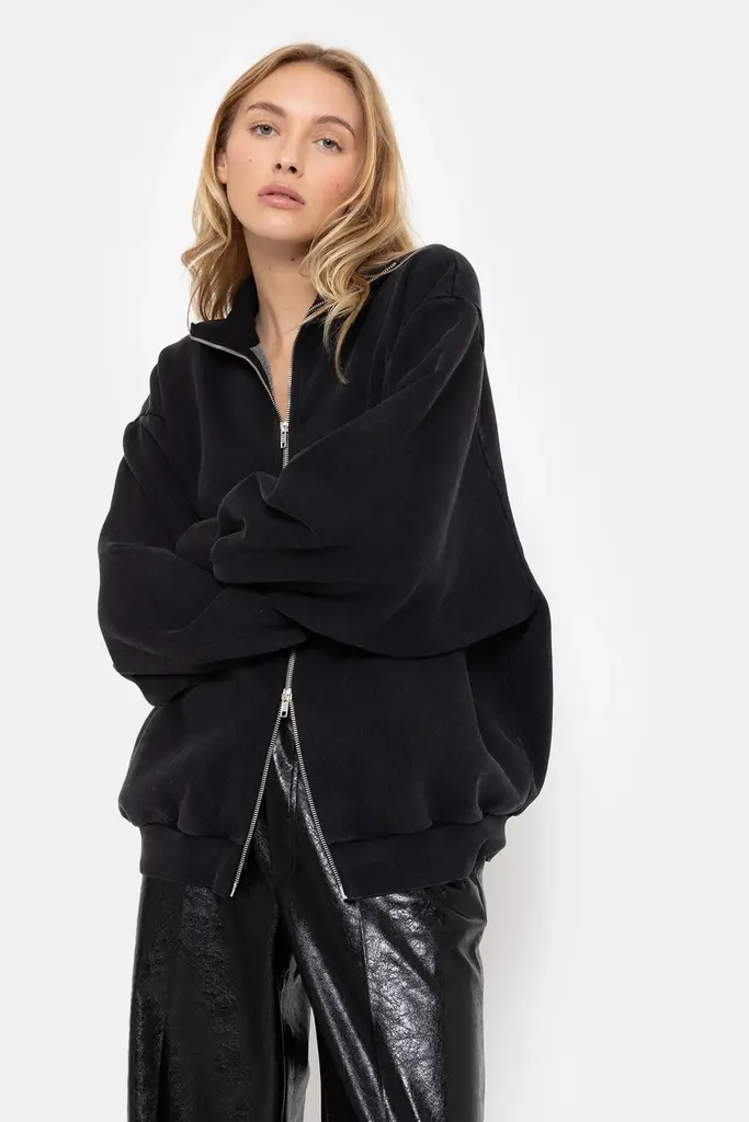 Âme Antwerp Monaco Sweater Cardigan - Vintage Black
