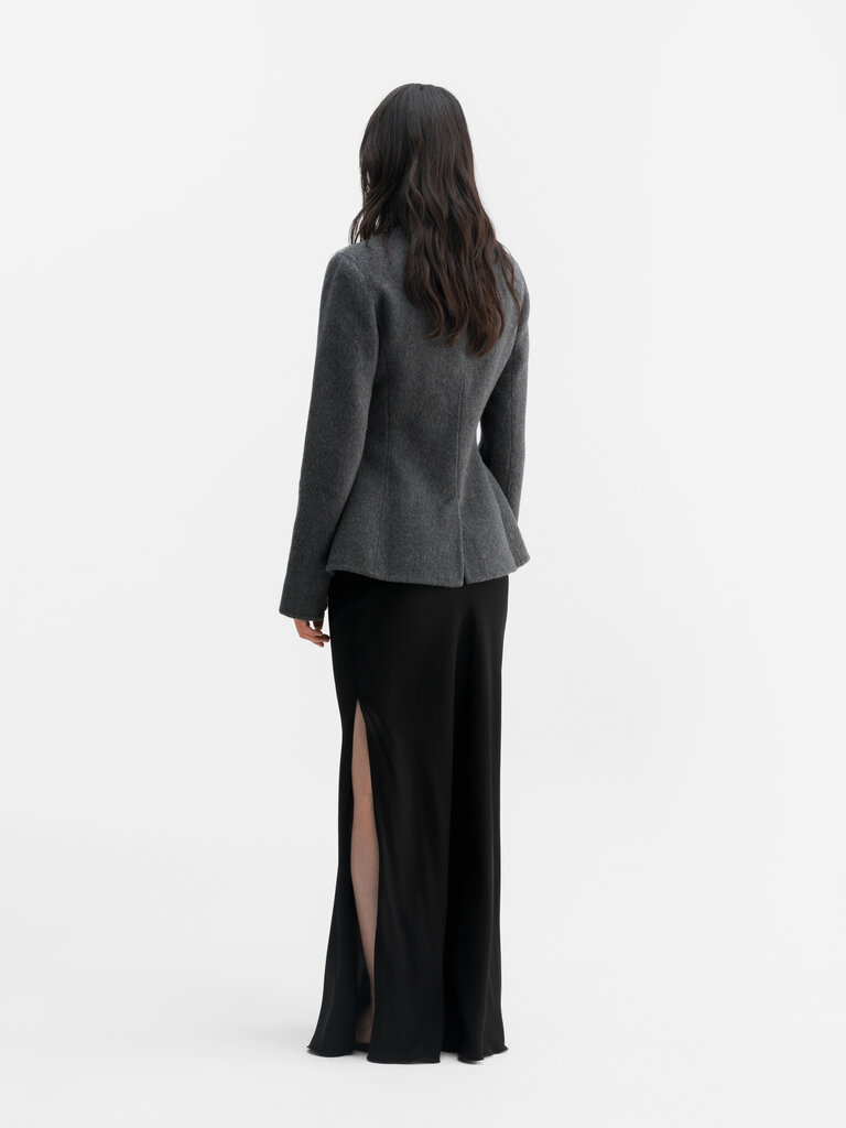 Ahlvar Gallery Leia Wool Blazer - Dark Grey