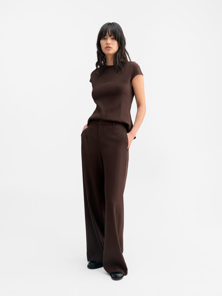 Ahlvar Gallery Dara Top - Dark Brown